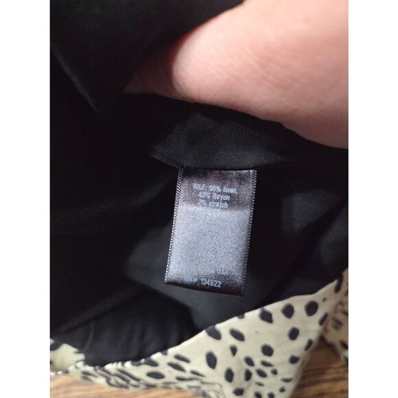EMERSON FRY Leopard Linen London Dress Sz XS - Picture 4 of 5